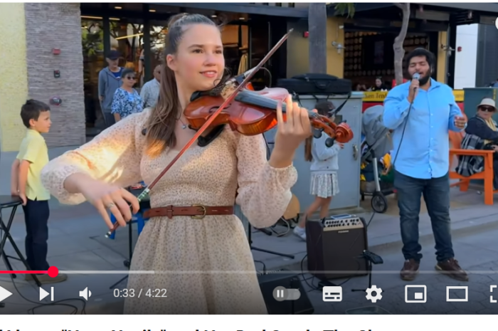 Little Girl Asks If I know "Hava Nagila" and Her Dad Steals The Show  Видео