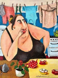 Бася была жуткая матерщинница.