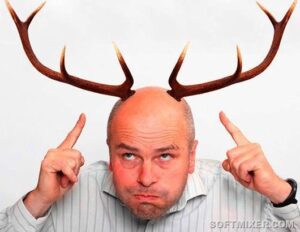 Растут ли на вашей голове ветвистые рога?