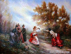 Из истории женских дуэлей…