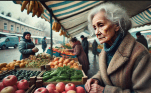 "Внучок, я просто смотрю" — жалобно ответила бабуля. Было понятно, что у неё нехватает денег