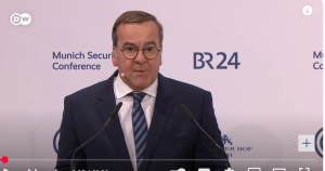 Жесткий ответ министра обороны ФРГ Писториуса вице-президенту США Вэнсу в Мюнхене  Видео