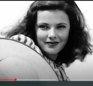 Роковое рукопожатие погубившее жизнь голливудской актрисы Джин Тирни  Видео