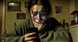 Твой муж тебе со мной uзменяеm, а ты на это спокойно реагируешь?