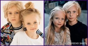 Самые красивые дети в мире. Как же выглядит их мама от которой они получили такую внешность??