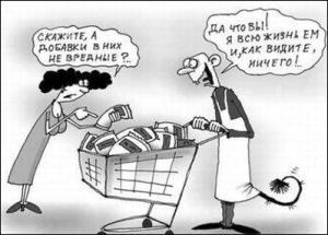 Список пищевых добавок