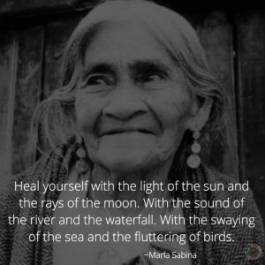 Исцели себя светом солнца и лучами луны.