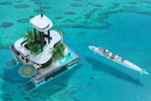 Остров-яхта – новая роскошь для миллиардеров