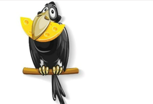 Достали две мыши бутылку водки, а закуски не нашли. Прибежали к вороне…