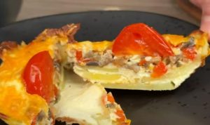 Рождественский ужин. Корзины с картошкой за 15 минут!  Видео