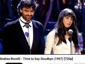 Sarah Brightman & Andrea Bocelli — Time to Say Goodbye (1997)  Видео
