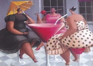 Сорокалетние девчонки собрались вместе пообедать