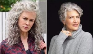 Как выглядеть роскошно с седыми волосами