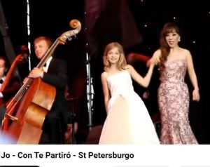 Jackie Evancho & Sumi Jo — Con Te Partiró  Видео