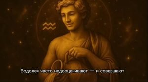 Водолей не мстит. Он исчезает — и после этого всё меняется.  Видео
