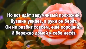 ОЧЕНЬ МУДРО СКАЗАНО! ТРОГАТЕЛЬНЫЕ СТИХИ! Стих до слез!