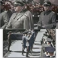 Вы знаете кто это? Это генерал-лейтенант Вермахта Эрнст Кестринг и полковник Ханс  будущий начальник Генштаба Сухопутных войск