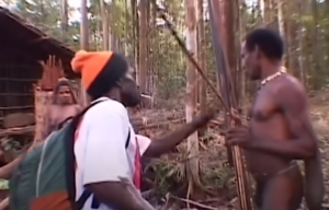 В гости к каннибалам. To Visit Cannibals. Папуа.  Видео