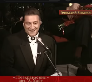 РАЗГОВОР ЛЕНИНА С СОЛДАТОМ — Геннадий Хазанов (Юбилей театра Вахтангова, 1996 г.)  Видео